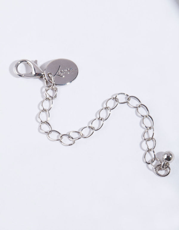 Silver Necklace Extender Chain