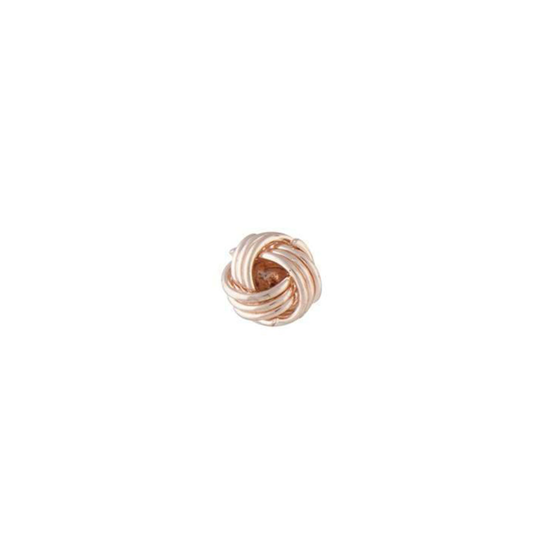 Rose Gold Classic Mini Knot Stud Earrings
