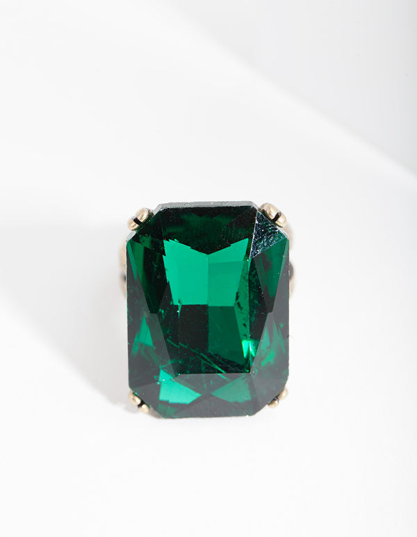 Emerald Cocktail Ring