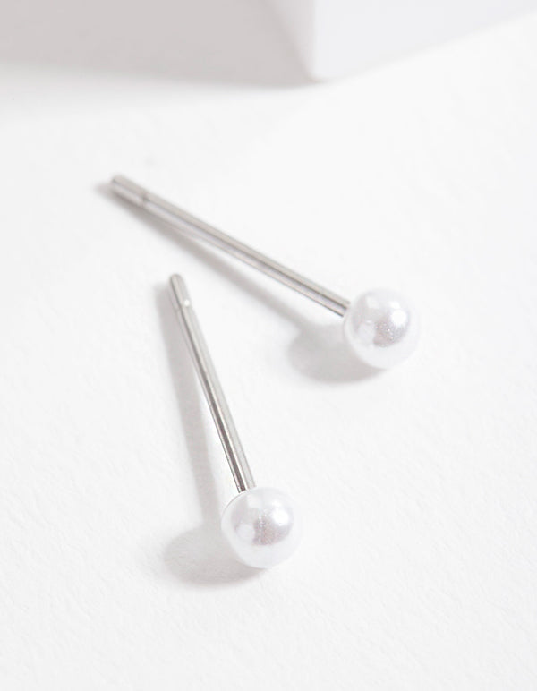 Pearl Mini Stud Earrings