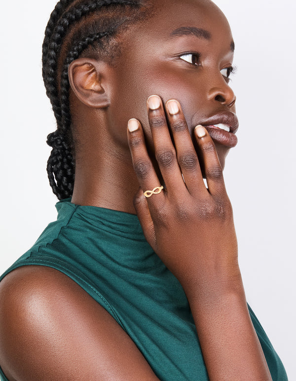 Gold Infinity Ring