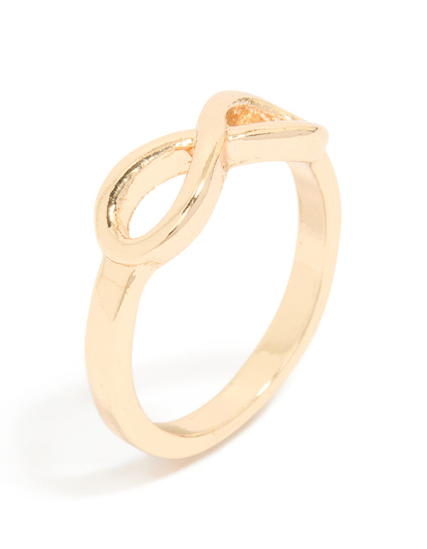 Gold Infinity Ring