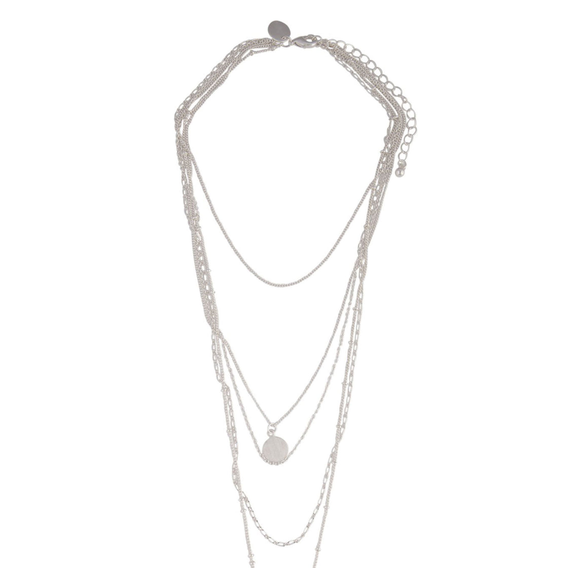 Multi Row Delicate Silver Filigree Choker