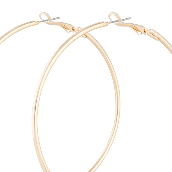 Gold Classic Hoop Earrings