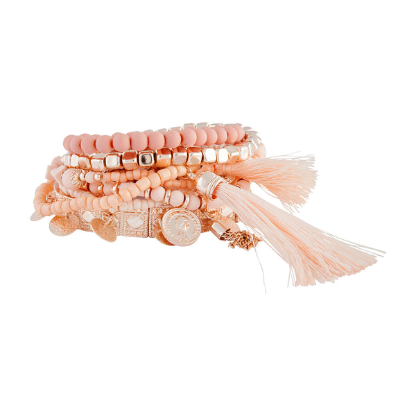 Rose Gold & Pink Mix Bracelet Pack