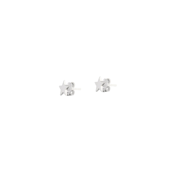 Kids Sterling Silver Star Stud Earrings