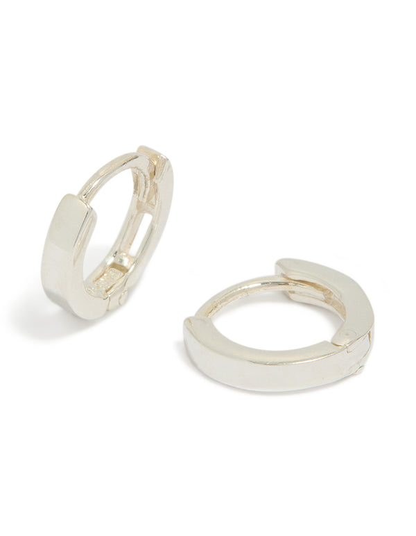 Sterling Silver Classic Huggie Earrings