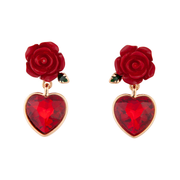 Red Dolce Drop Earrings