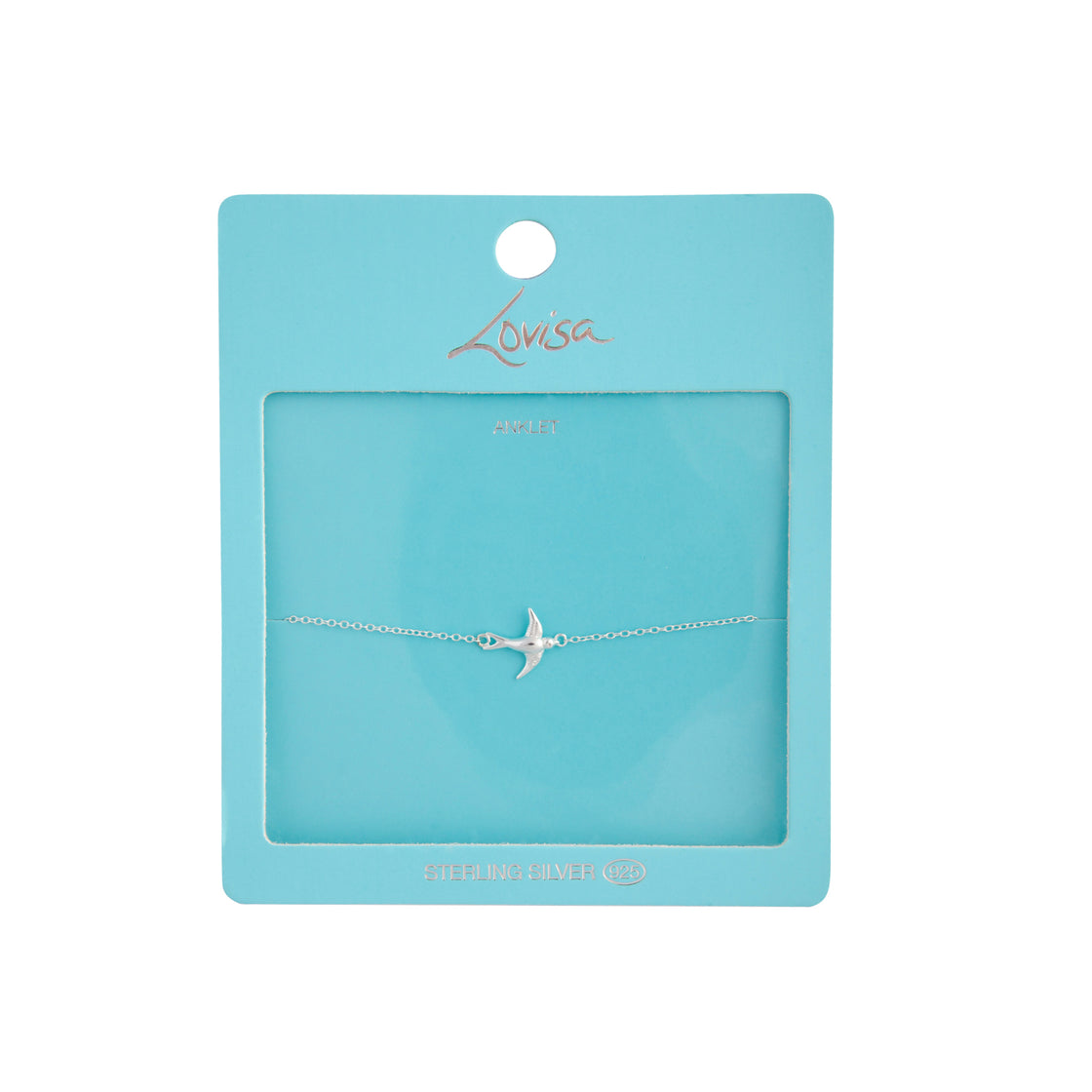 925 Sterling Silver Micro Swallow Bracelet & Anklet