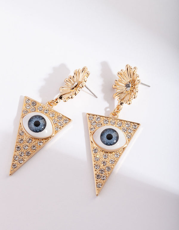 Bling Eye Earrings