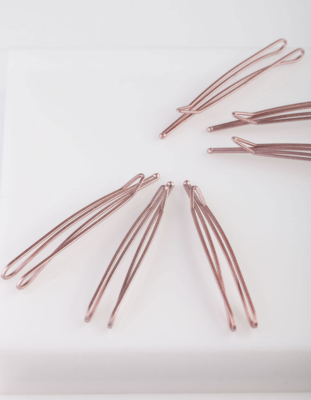 Metallic Pink Hair Pin 6-Pack