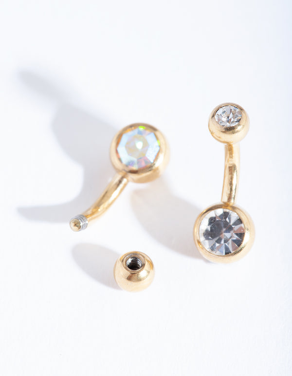 Gold Mini Belly Bar Pack