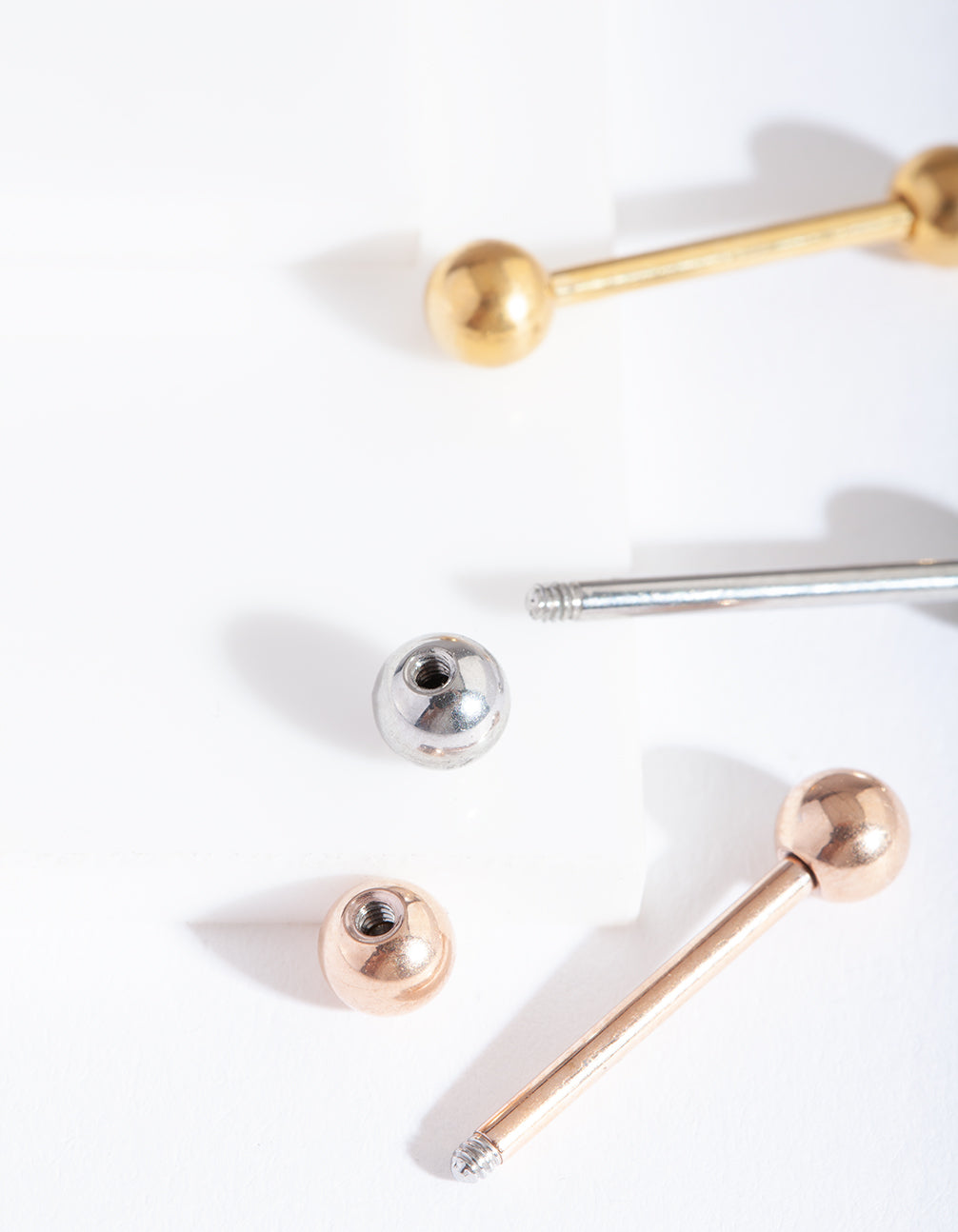 Mixed Metal Tongue Bar Pack