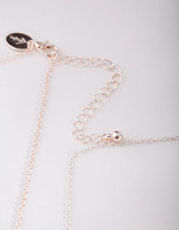 Mother & Daughter Mixed Metal Necklace Set