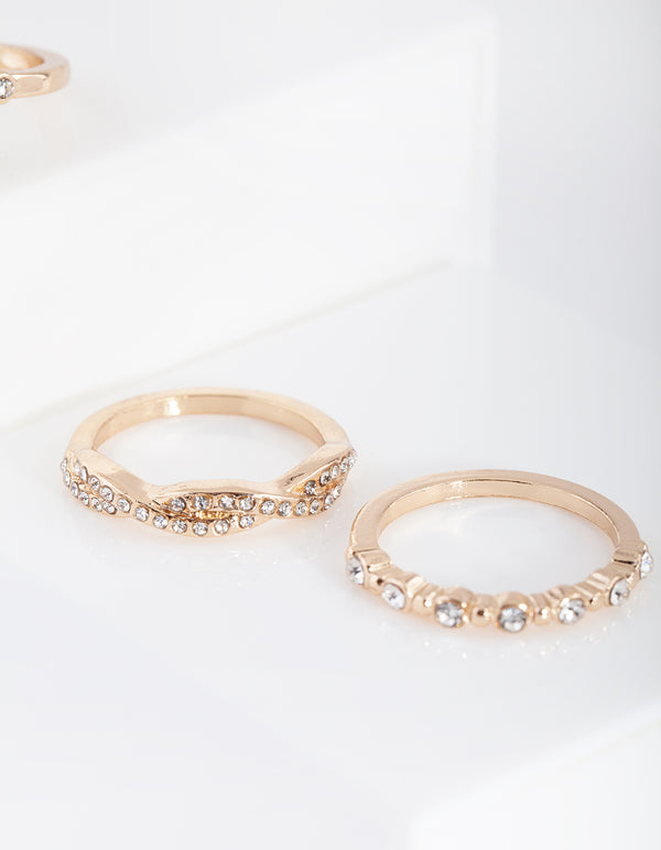 Gold Classic Engagement Ring Pack