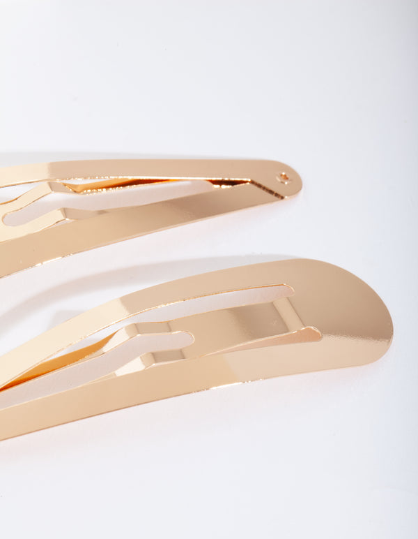 Large Gold Snap Clip Pack