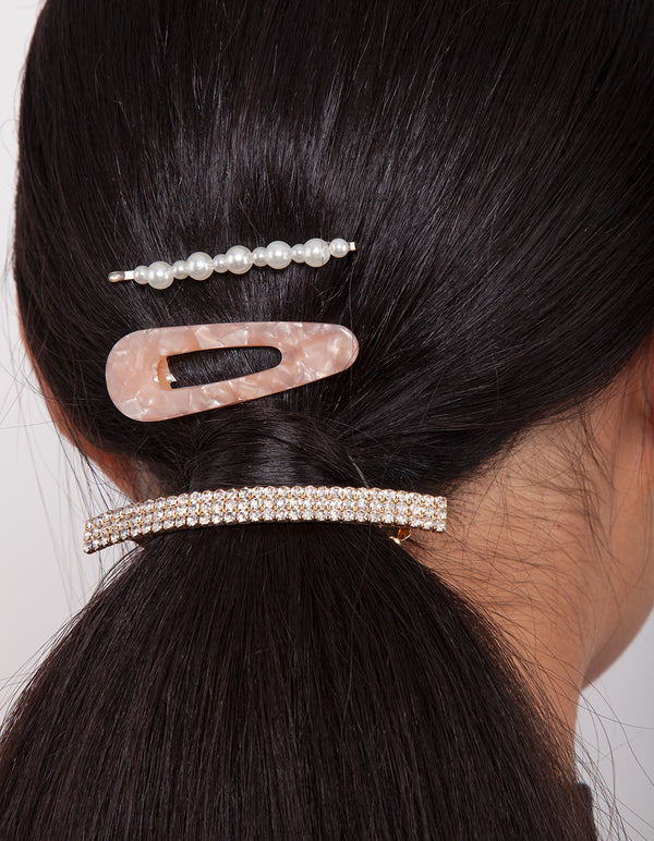 Mix & Match Blush Acrylic Clip 4-Pack