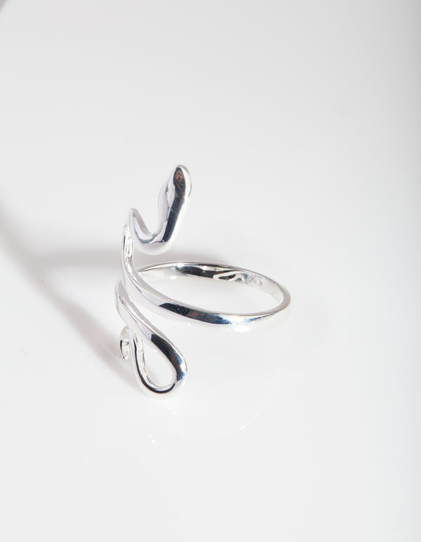 Sterling Silver Snake Ring