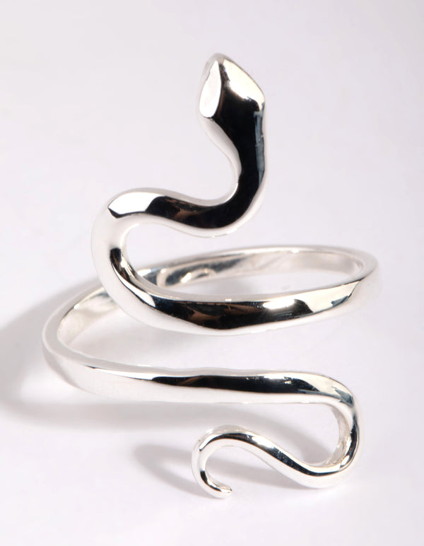 Sterling Silver Snake Ring