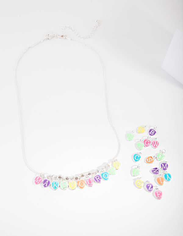 Kids Make Your Own Rainbow Necklace