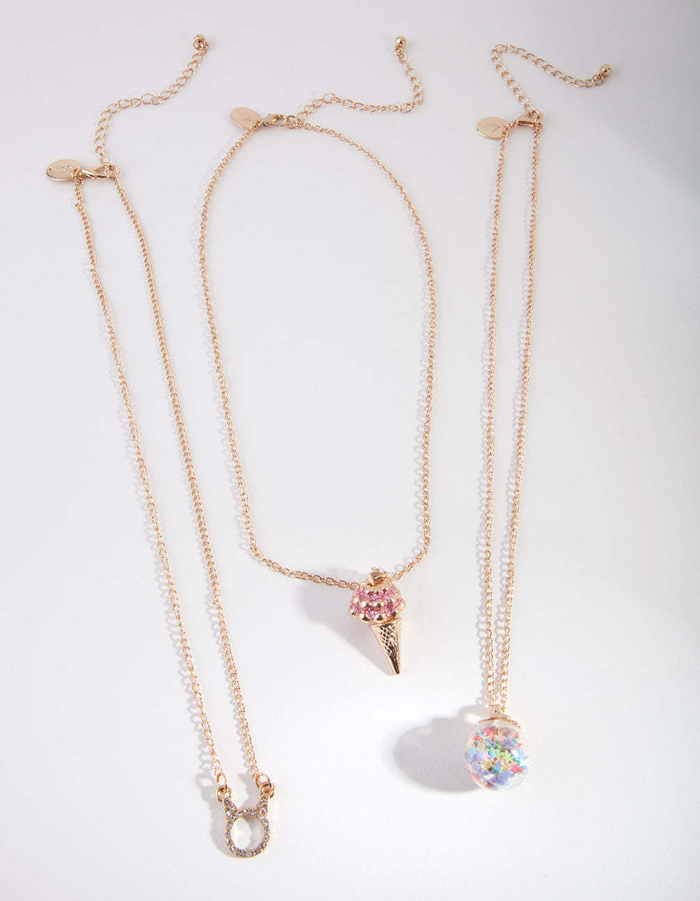Kids Ice Cream Shaker Necklace Pack