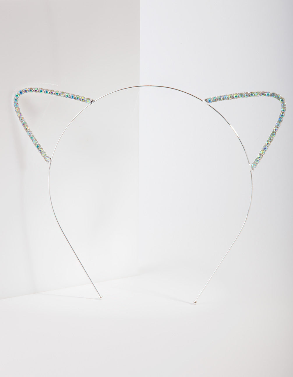 Kids Diamante Cat Ear Headband