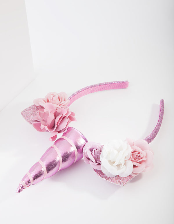 Kids Flower Unicorn Headband