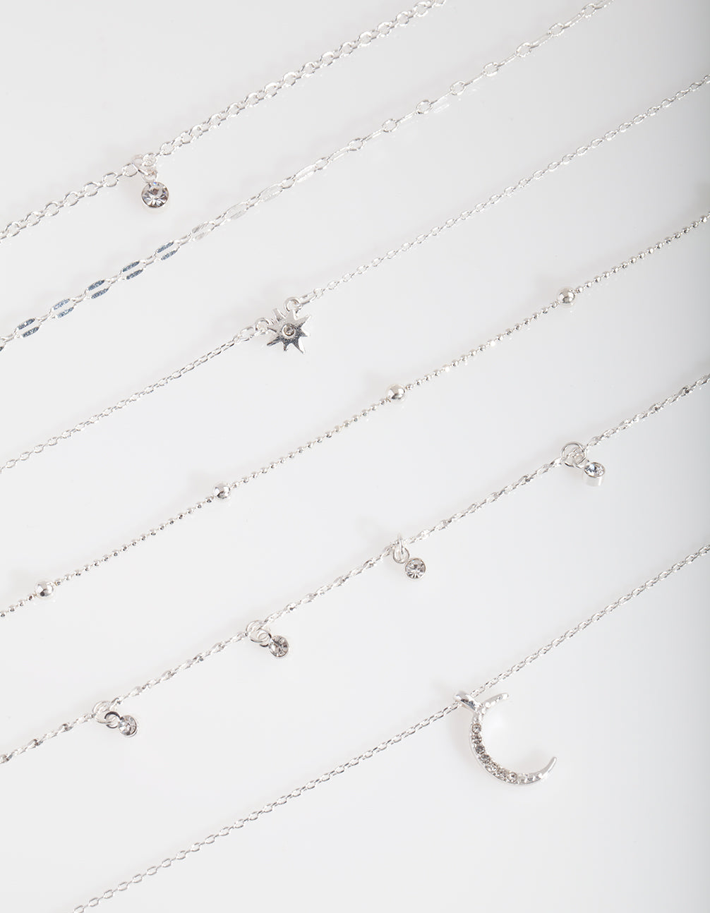Silver Celestial Choker 6-Pack