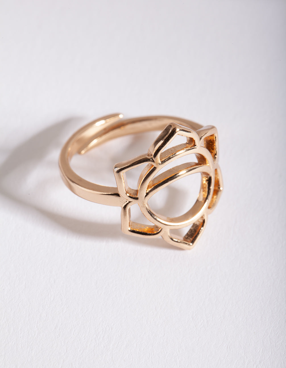 Gold Sacral Chakra Ring