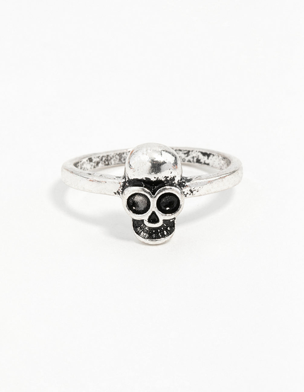 Silver Mini Skull Ring