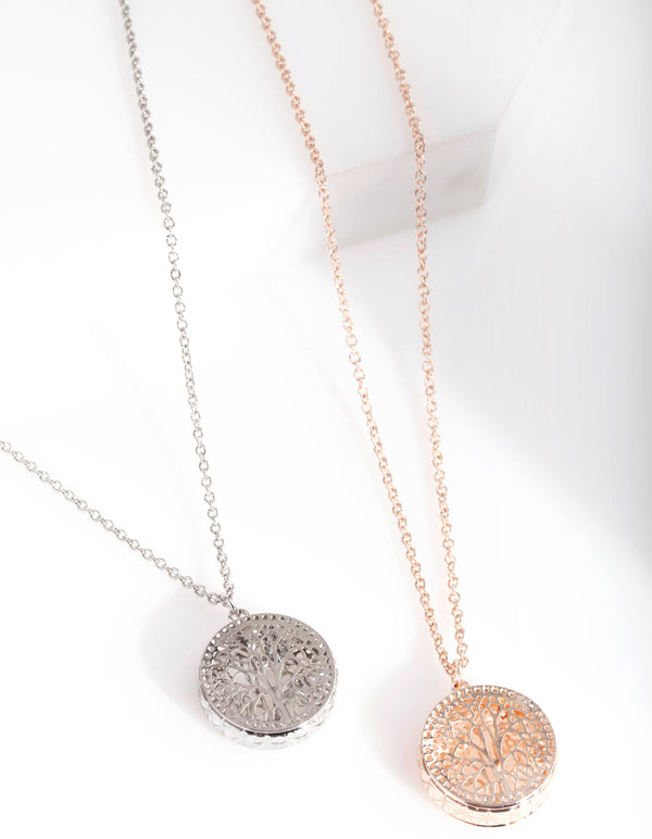 Mixed Metal Shaker Necklace Pack