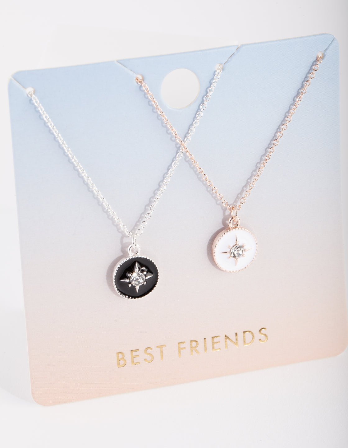 Mixed Metal Noir Blanc Necklace Pack