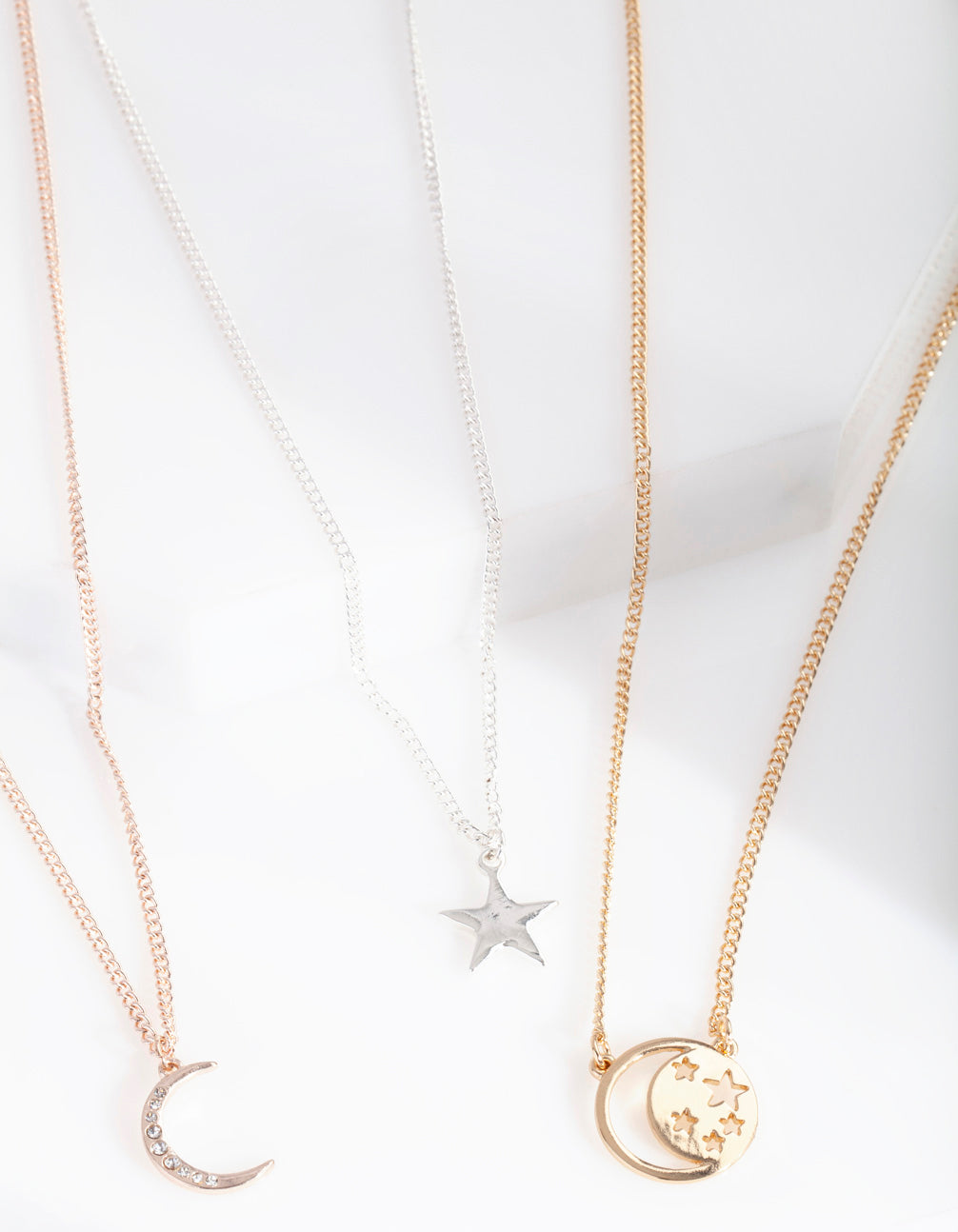 Gold Luck Charms Necklace Pack