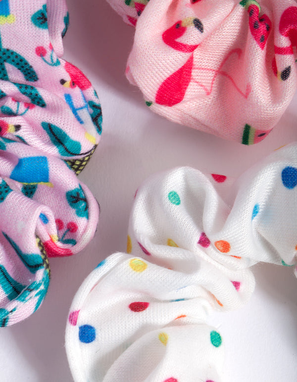 Kids Printed Scrunchie Pack