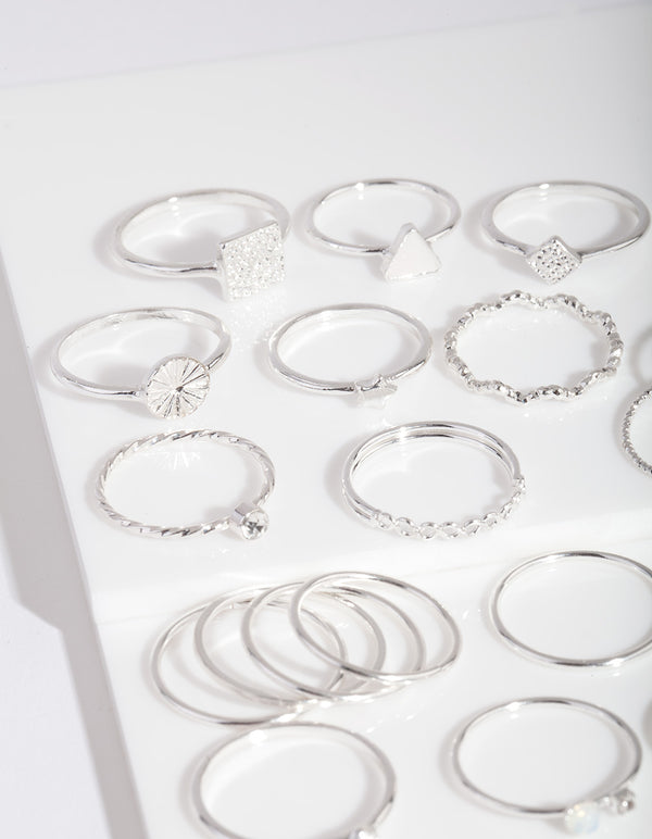 Silver Diacut Ring 26-Pack