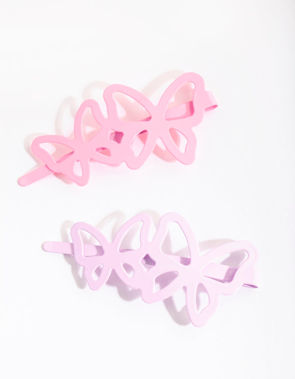 Large Butterfly Hair Slide Pack