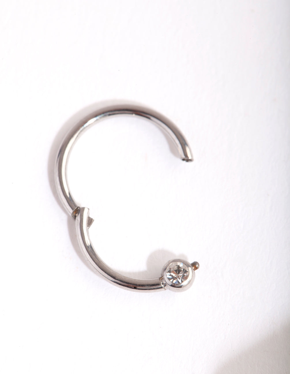 Surgical Steel Diamante Belly Clicker Ring