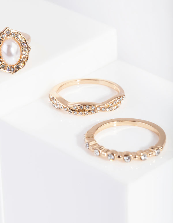 Gold Classic Engagement Ring Pack