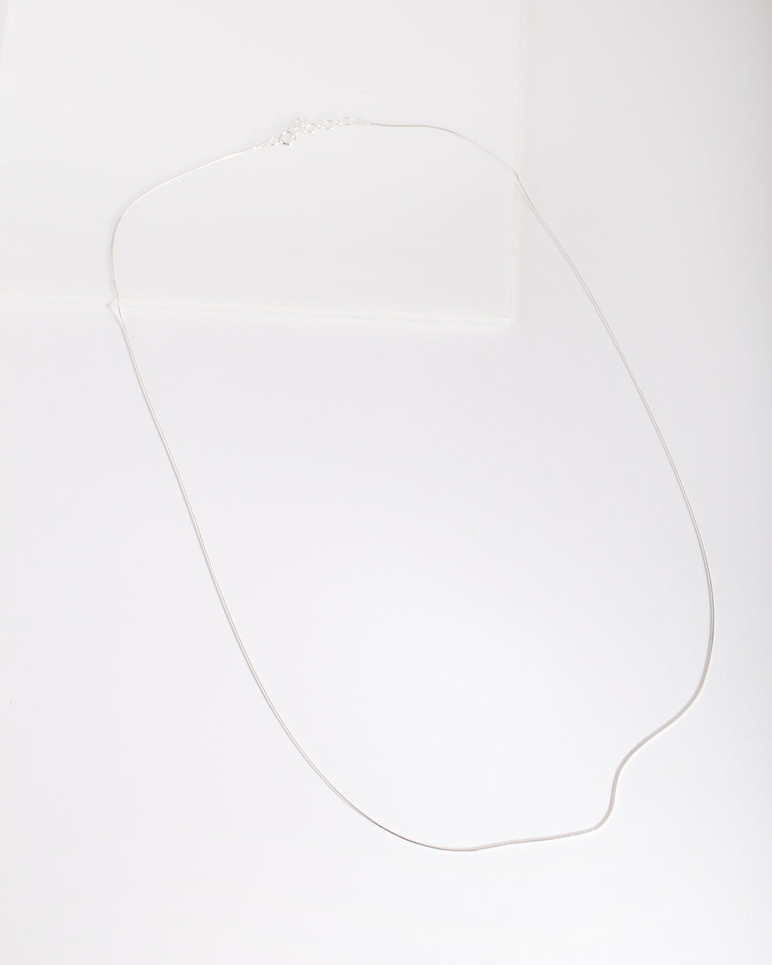 Sterling Silver Fine Snake Chain 60cm Necklace