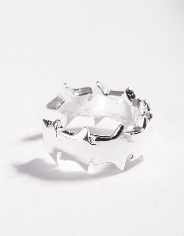 Sterling Silver Star Ear Cuff