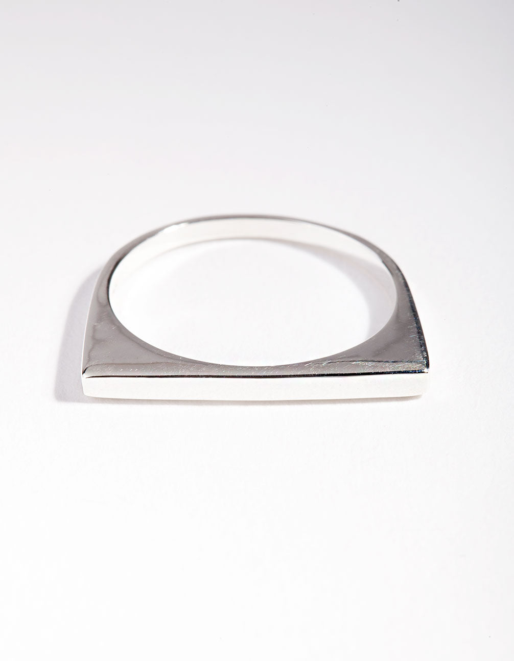 Sterling Silver Plain Bar Ring