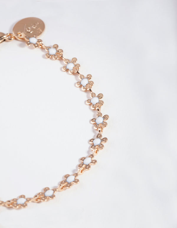 Kids Gold Flower Anklet