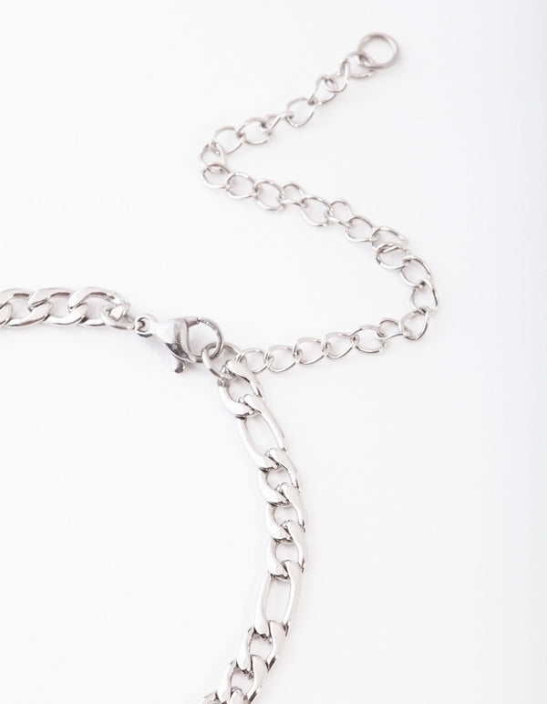 Stainless Steel Figaro Bracelet