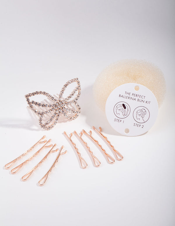 Kids Fabric Butterfly Bun Kit