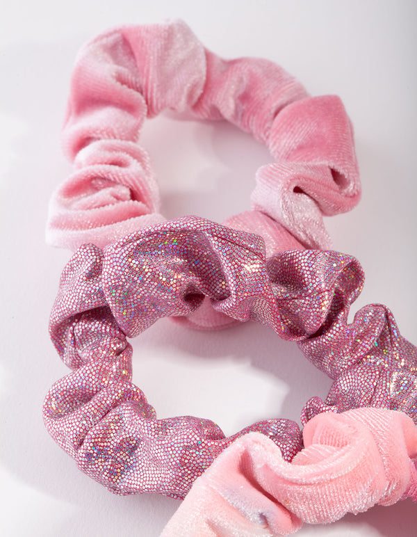 Kids Fabric Velvet Pack Scrunchie