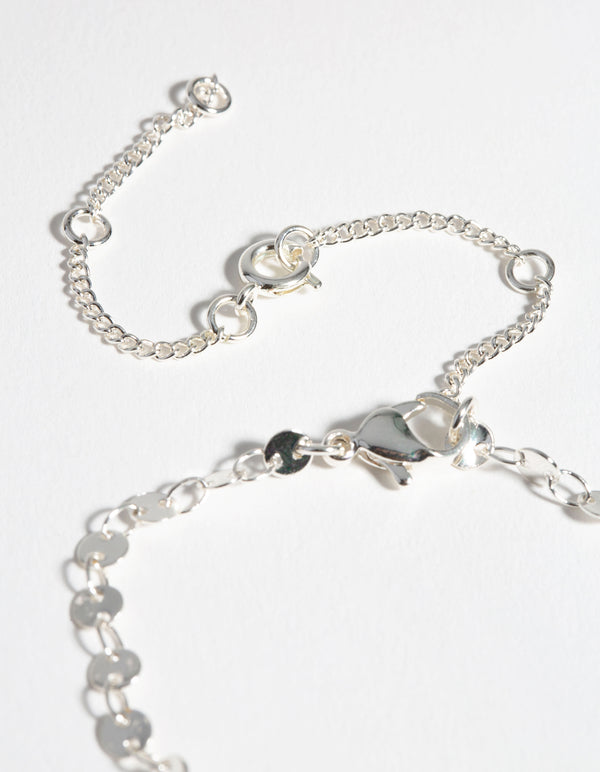 Silver 4-Pack Celestial Charm Bracelet