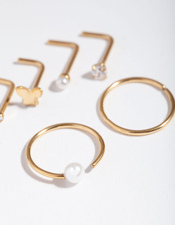 Pearl Butterfly Nose 6-Pack