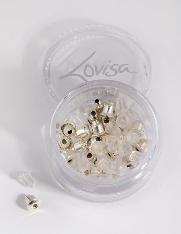 Silver & Silicon Mixed Earback Pack