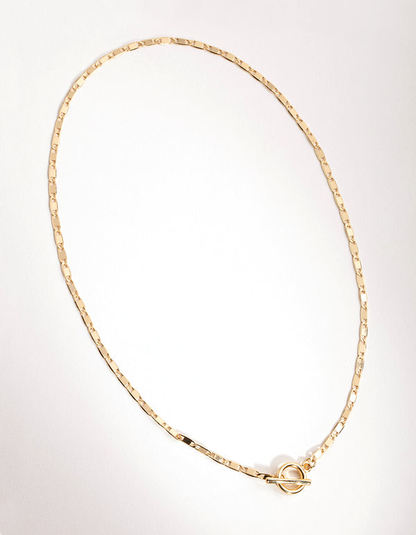 Gold Plated Mariner T&O Necklace