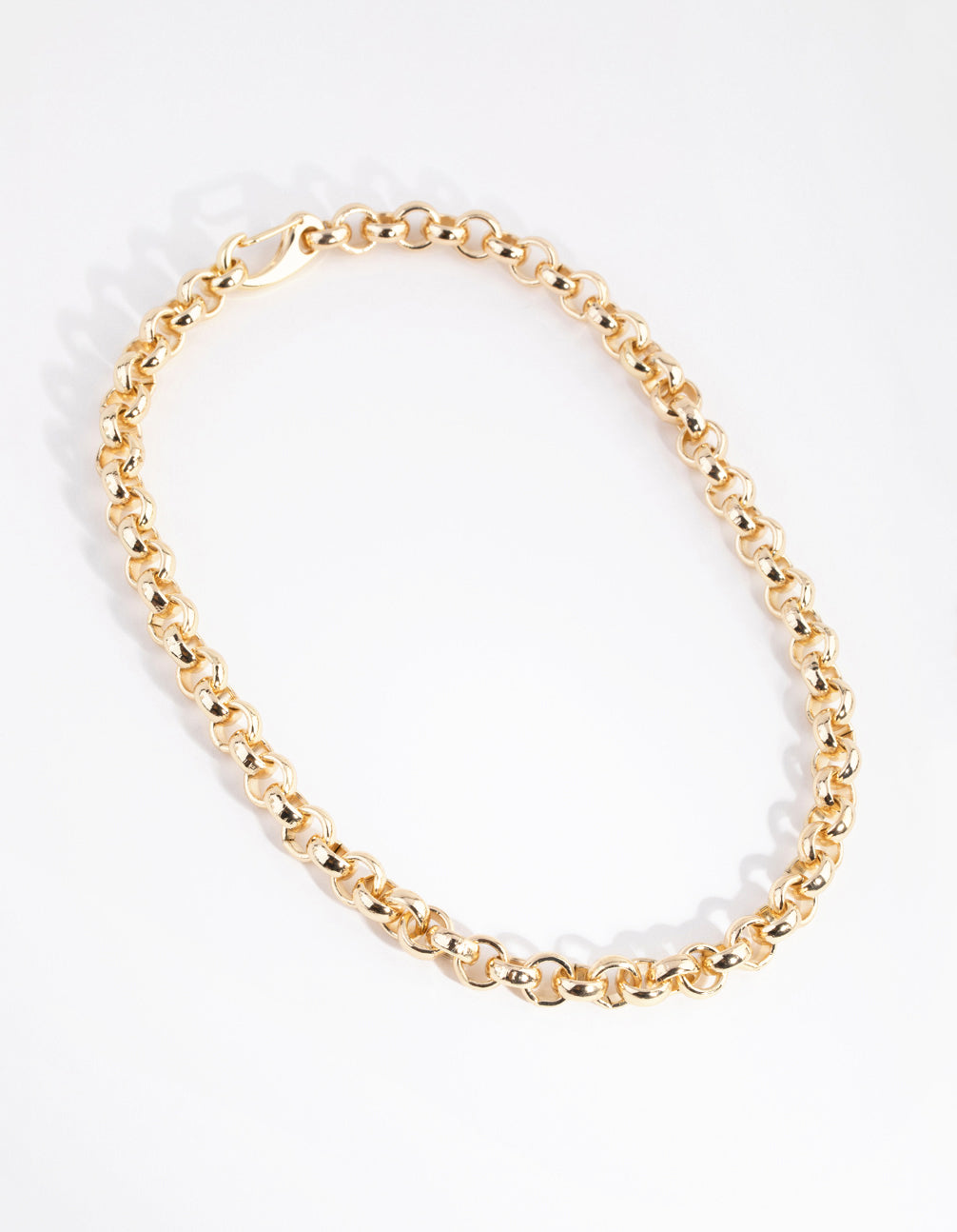 Gold Plated Rolo Chain Necklace